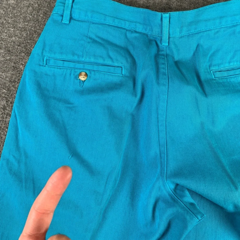 Vintage Polo Ralph Lauren Double Pleat Pants Men 31x35 Blue Old Money 90's USA